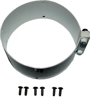 Wolf ET Schelle DN96 für Luftrohr Breite 44mm, weiß, 2600415