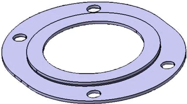 Wolf ET Adapterdichtung für Gebläse RG175, 3910112