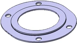 Wolf ET Adapterdichtung für Gebläse RG175, 3910112