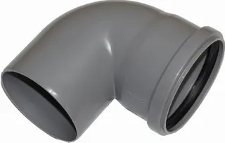Wolf ET Ansaugrohr gebogen DN110 87Gr für Pellevent-m, aus PP, 2800637