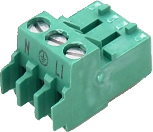 Wolf ET Gegenstecker grün 3-pol. Rast5, 2794070