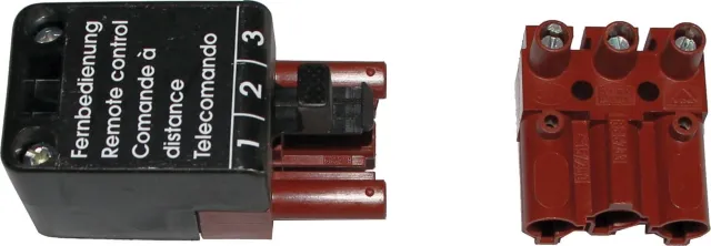Wolf ET Stecker/Buchsen-Teil 3-polig Rot/Braun, 2794018