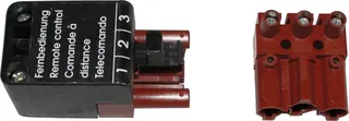 Wolf ET Stecker/Buchsen-Teil 3-polig Rot/Braun, 2794018