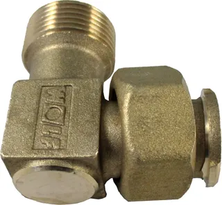 Wolf ET Fitting Winkelstück 3/4AG - 3/4M, für CSK, 2070278