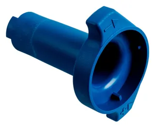 W0lf ET Thermogriff Rücklauf blau für Verrohrungsgruppen, 1730128