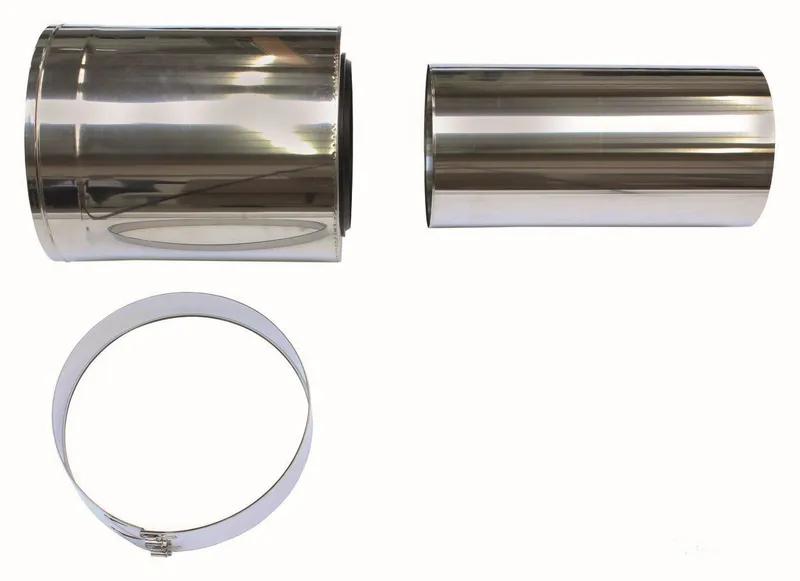 Vaillant Mündungsabschluss 250/350 mm für Fassadenverlegung konz. PP/Edelst.