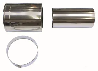 Vaillant Mündungsabschluss 250/350 mm für Fassadenverlegung konz. PP/Edelst.