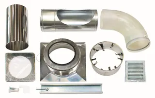 Vaillant Basis-Anschluss-Set 250 mm PP an Abgas 250 mm PP im Schacht