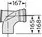 Vaillant Revisions-T-Stück (Bogen) 87 Gr 110 mm – Bild 2