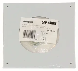 Wandrosette 110 mm Vaillant-weiß – Bild 1
