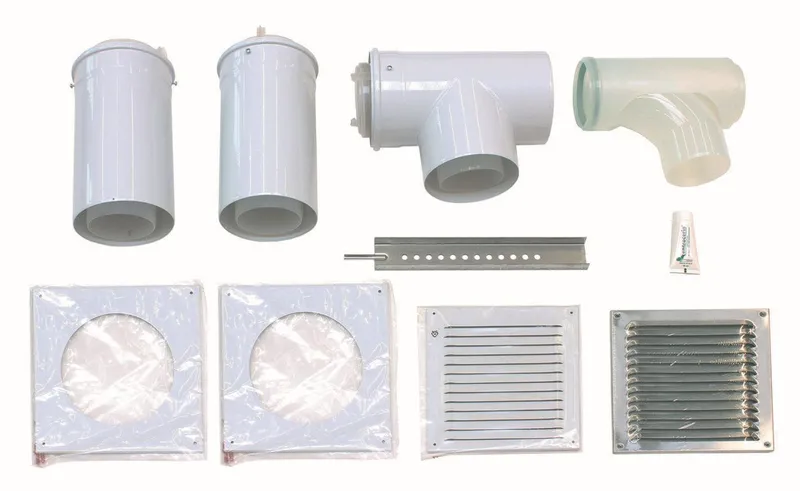 Vaillant Basis-Anschl.-Set 110/160 mm PP an 110mm im Schacht m. getr. Luftzufuhr