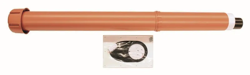 Vaillant senkrechte Dachdurchführung 110/160 mm PP, rot