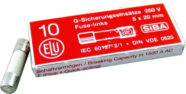 Wolf ET Sicher. Fein 2A Flin 230V 5x20mm PG3, 2745698