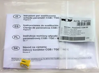 Wolf ET Parameterstecker für CGB-50, PG16, 274409499