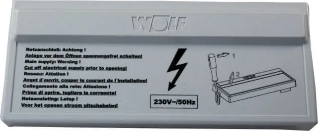 Wolf ET Anschlusskasten Klemmkastendeck PG15, 1731232