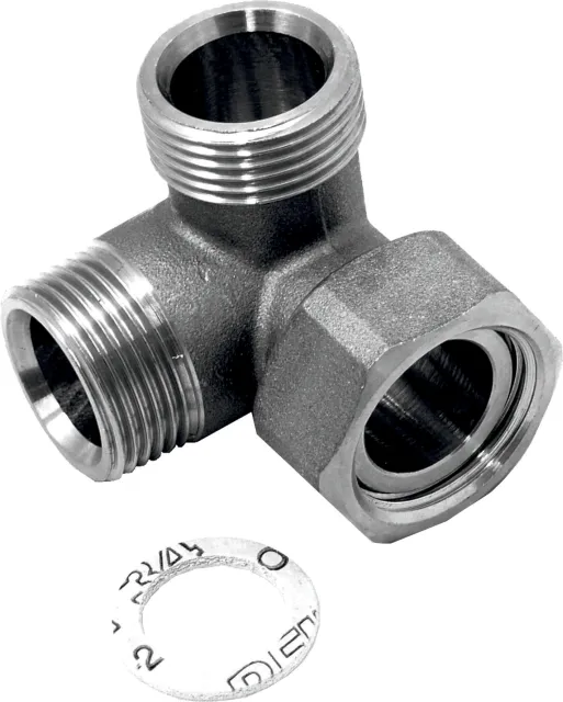 Wolf ET Winkel 3/4" Flx3/4"AGx3/4"AG für Systemtrennung, PG24, 2070415