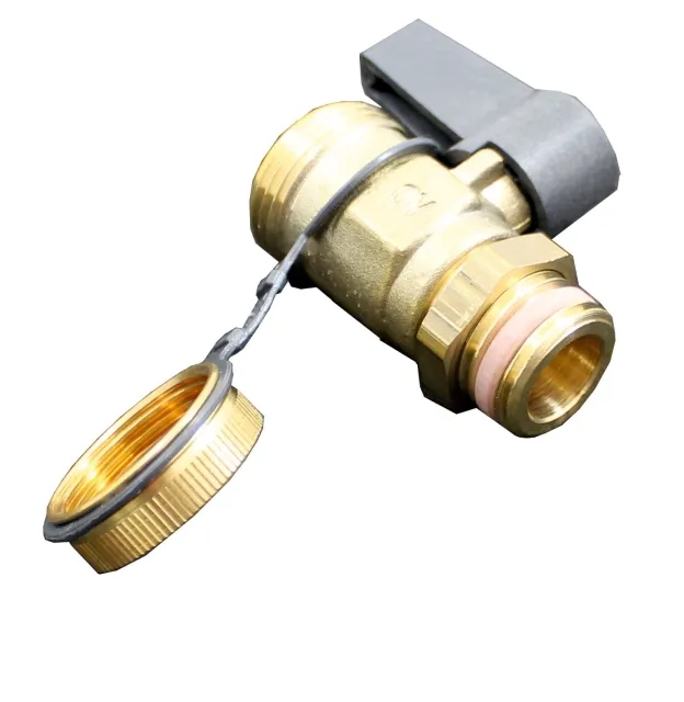 Wolf ET KFE Kugelhahn, AG 1/2", PN16 120 C, für LS, SLS, FWS, PG19, 2071442