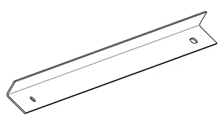 Wolf ET Halteschiene Kollektor, 800mm für Montagesets mehrr., PG40, 2483776