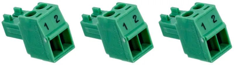 Wolf ET Stecker Phönix grün klein 2-pol. für BVG-Lambda 15-40, PG24, 2744820