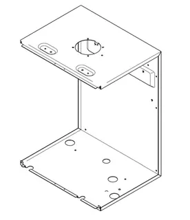 Wolf ET Brenraumgehäuse Rückwand für CGG-1K-24/28, PG24, 8611888