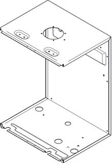 Wolf ET Brennraumgehäuse Rückwand für CGG-2, PG23, 8612479