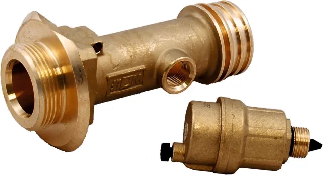 Wolf ET Vorlaufrohr 1 1/2" m.Entl. 6bar für COB, PG28, 8906771