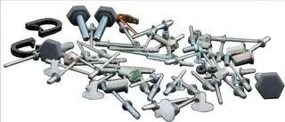 Wolf ET Kleinteileset Chassis-Reparatur PG18, 8908221