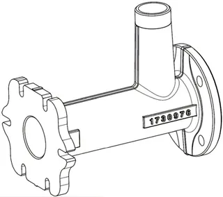 Wolf ET Anschlussrohr DN 80 400-620 für MGK-2, PG44, 173097699