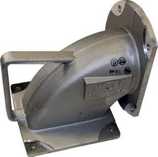 Wolf ET Brennerflansch Gussblock 90Gr. für MGK-2, PG46, 248366999