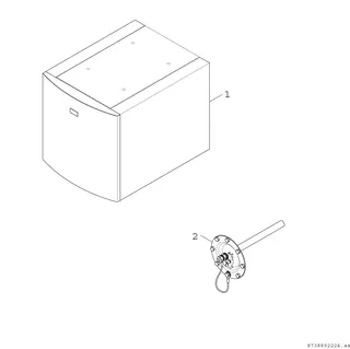 BOSCH Warmwasserspeicher WST 160-2 HRC 650x652x870, 160 L, liegend – Bild 2