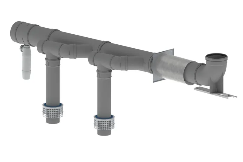 RE Basisset Kaskade DN 150, für 2 Kessel