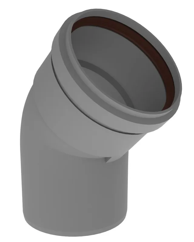 RE Bogen PPS DN 150, 45 Grd.