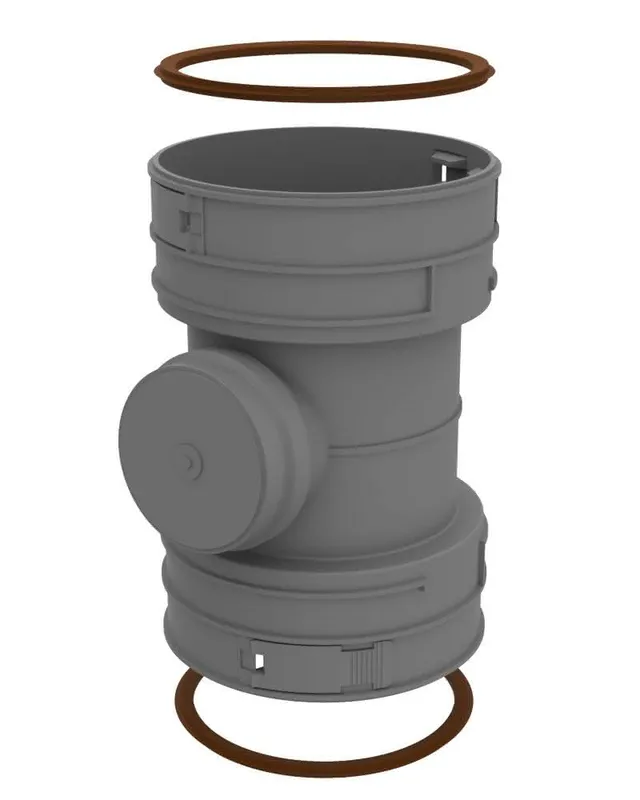 De Dietrich Revisionsstück DN 80 für Flexrohr, Nr. M 86318