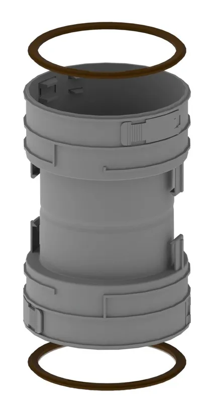 RE Verbindungsstück PP DN 130 Flex-Flex