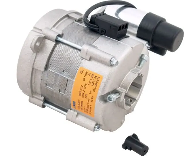 Wolf Elektromotor mit Kondensator für Cuenod-Gelbbrenner,Nr.2413193