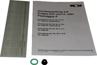 Wolf Umrüstsatz auf Flüssiggas P, CGB-50 Nr. 8611278