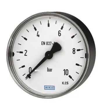 Manometer G 1/4 Anschl. hinten 0-10bar Gehäuse Kunst. 63mm, 30795737