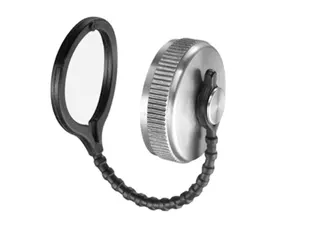 SCHELL Verschlusskappe Kette, Dichtscheibe, G 1 IG, messing