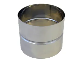 Edelstahl (V4A) Adapter weit/weit 150mm blank, Nr. 19AW150