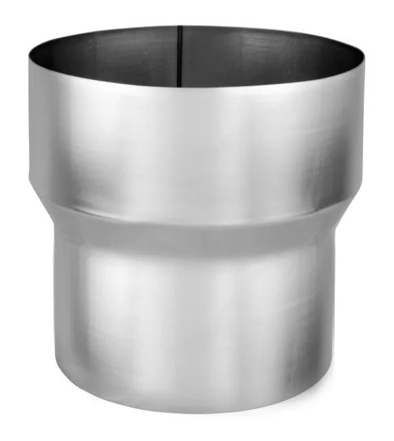 Edelstahl (V4A) Erweiterungsstück eng/weit 150x180mm blank, Nr. 19ES150