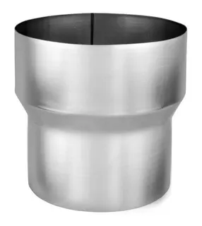 Edelstahl (V4A) Erweiterungsstück eng/weit 120x130mm blank, Nr. 19ES120