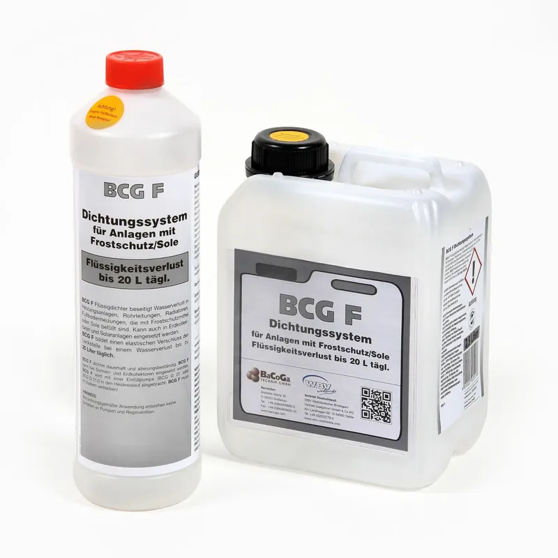 BCG F Rohrdichter für mit Frostschutz- mitteln befüllte Anlagen, 5L,