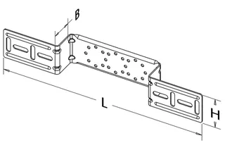 Roth Montageschiene Typ I/SE Stichmaß: 80 mm – Bild 3