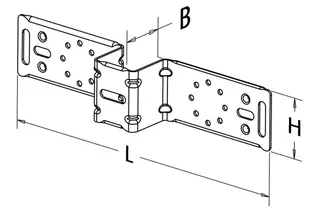 Roth Montageschiene Typ A/SE Stichmaß: 153 mm – Bild 3
