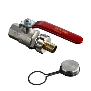 OVENTROP Ms-Kugelhahn m.Schlauchverschr. DN15,R1/2"IG,PN16,Temp.von -20 bis 120 C – Bild 2