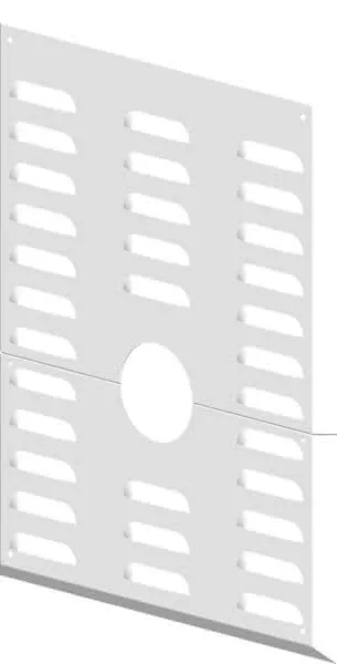 comfort (ATEC) Wandblende DN60, mit Hinterlüftung