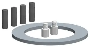 comfort(ATEC)Zuluftansaugset DN 80/125 für Kontroll-Bauteile (Außenschale PP) – Bild 2