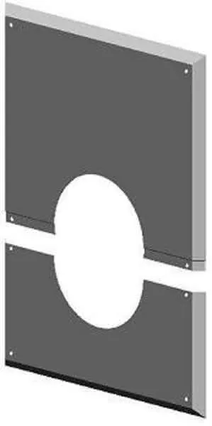 comfort (ATEC) Wandblende DN110, mit Hinterlüftung