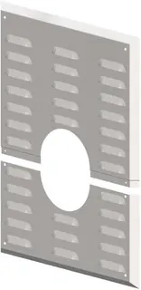 comfort (ATEC) Wandblende DN100, mit Hinterlüftung
