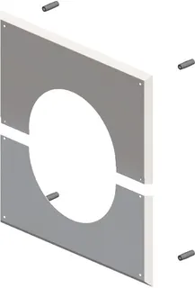 comfort (ATEC) Wandblende DN200, mit Hinterlüftung